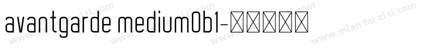 avantgarde mediumOb1字体转换